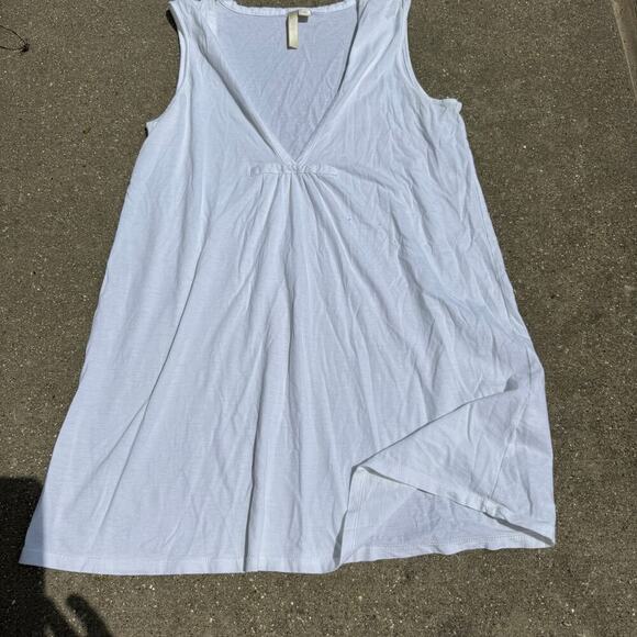 J. Jill White Pima Cotton V-neck Tank Top Sm - Picture 1 of 3